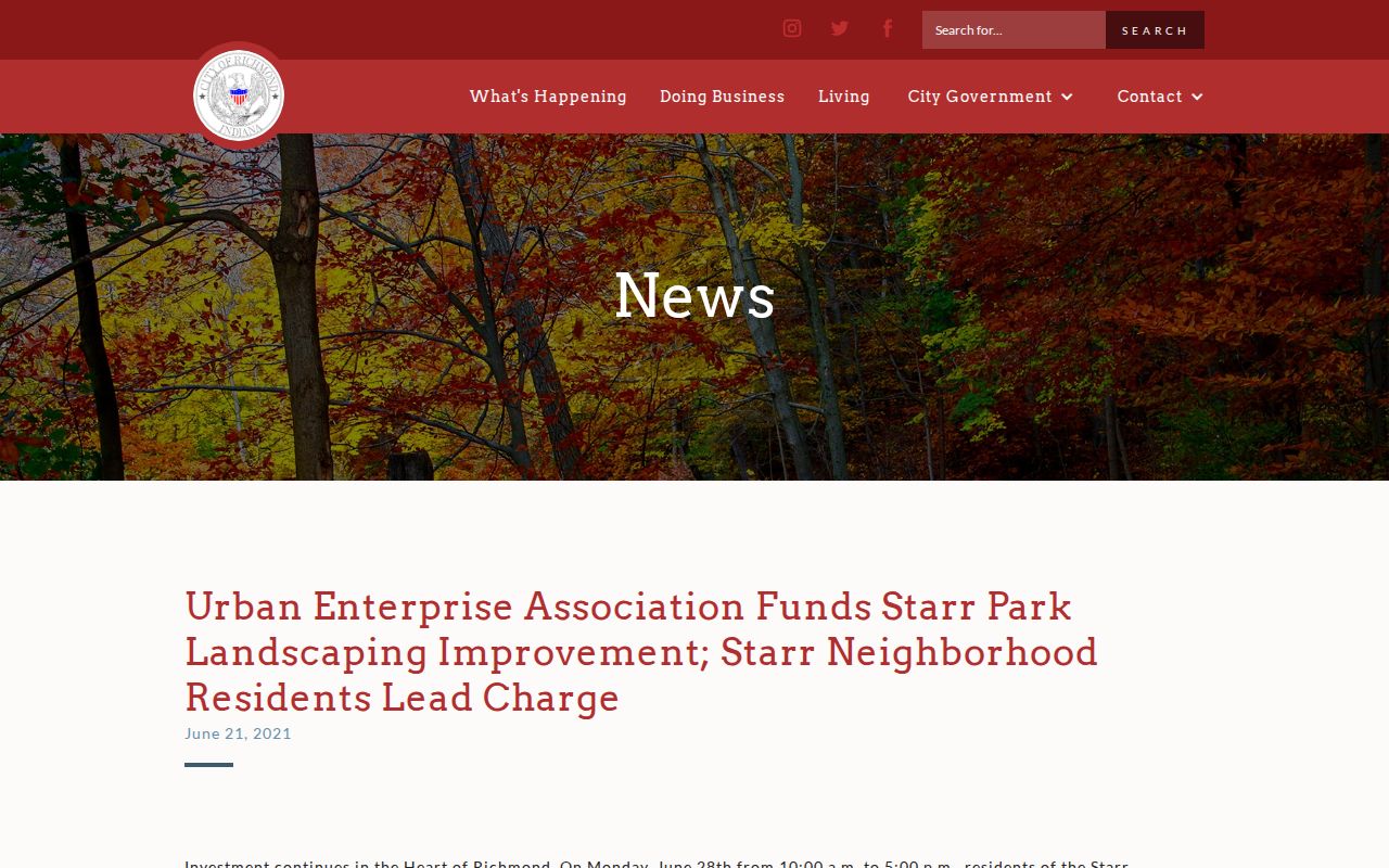 Richmond neighbors and Starr Neighborhood Association project