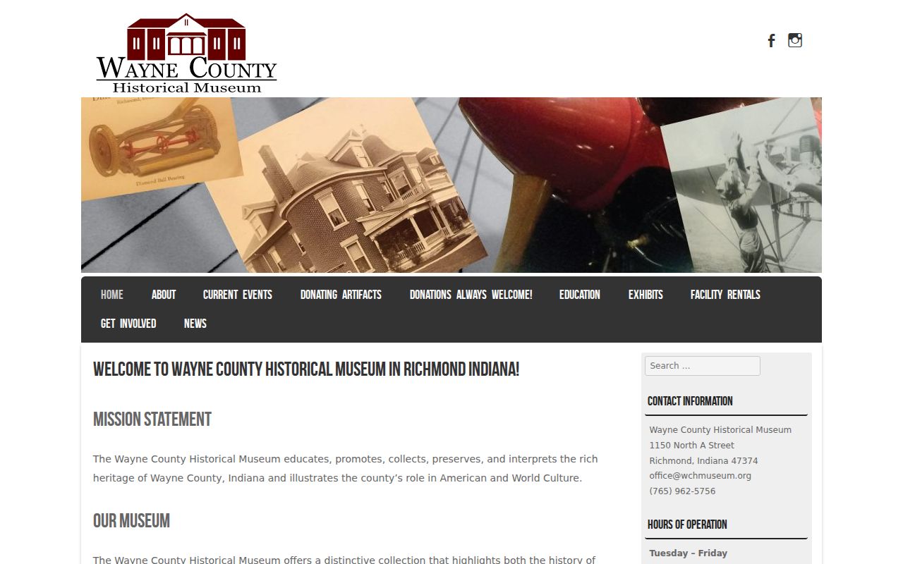 Richmond previous residents research at Wayne County Historical Museum