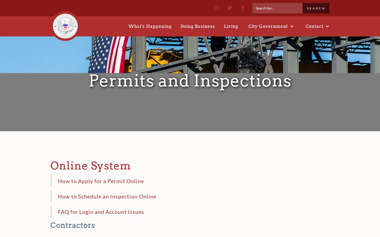 City of Richmond permits and inspections resource for street address research