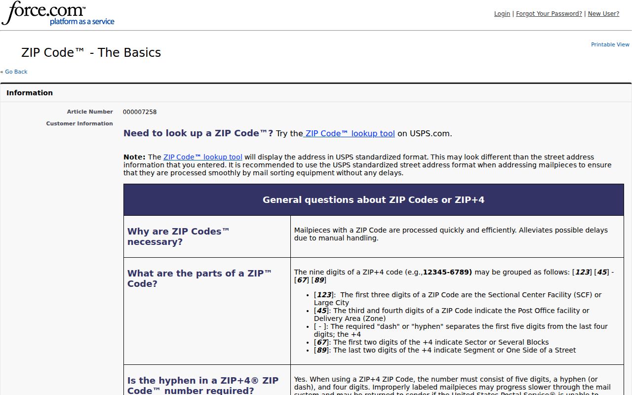 USPS postal basics used to check Richmond delivery geography